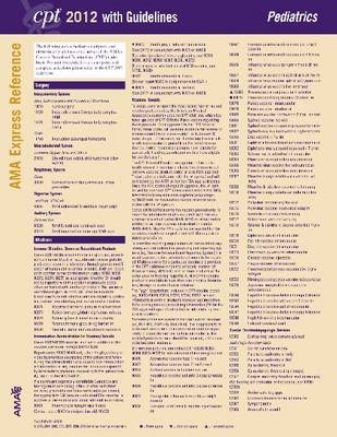 CPT Express Reference Coding Cards -  American Medical Association