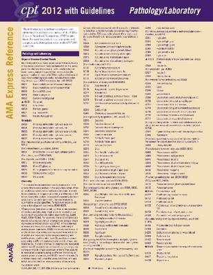 CPT Express Reference Coding Cards -  American Medical Association