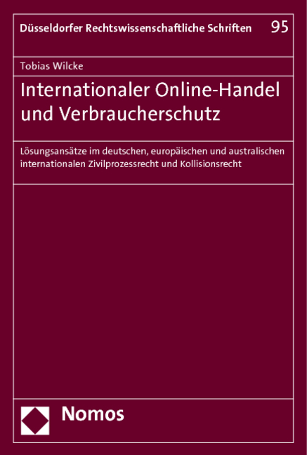 Internationaler Online-Handel und Verbraucherschutz - Tobias Wilcke