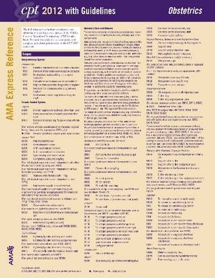 CPT Express Reference Coding Cards -  American Medical Association