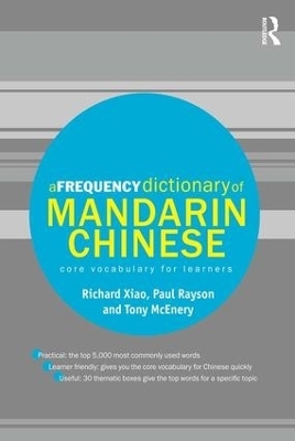 A Frequency Dictionary of Mandarin Chinese von Richard Xiao | ISBN 978 ...