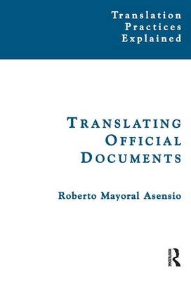 Translating Official Documents - Roberto Mayoral Asensio