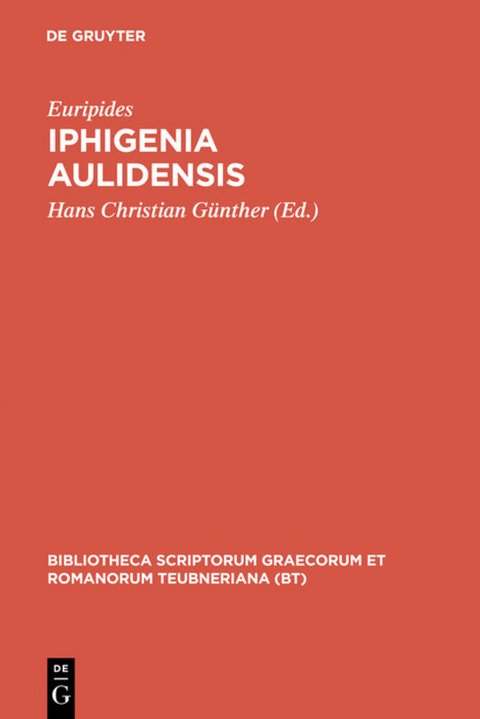 Iphigenia Aulidensis -  Euripides