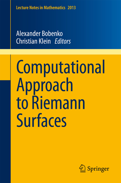 Computational Approach to Riemann Surfaces - 
