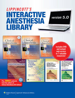 Lippincott's Interactive Anesthesia Library on DVD-ROM -  Barash Connelly Stoelting Yao