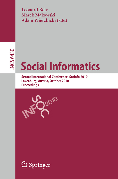 Social Informatics - 