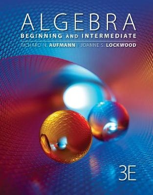 Algebra - Joanne Lockwood, Richard Aufmann