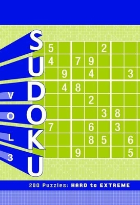 Sudoku Vol.3 Puzzle Pad: Hard - 