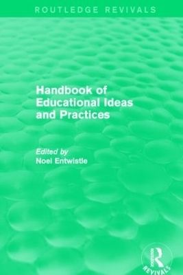 Handbook of Educational Ideas and Practices (Routledge Revivals) - 