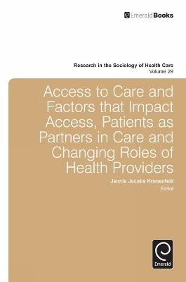 Access To Care and Factors That Impact Access, Patients as Partners In Care and Changing Roles of Health Providers - 