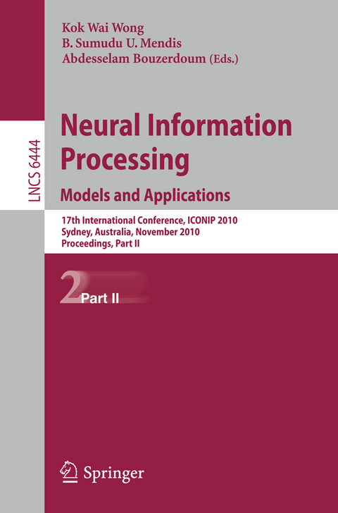 Neural Information Processing. Models and Applications - 