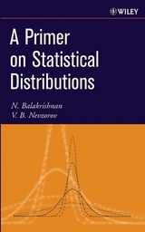 Primer on Statistical Distributions -  Narayanaswamy Balakrishnan,  V. B. Nevzorov