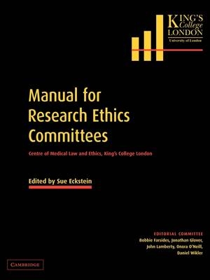 Manual for Research Ethics Committees - 