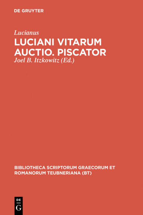 Luciani vitarum auctio. Piscator -  Lucianus