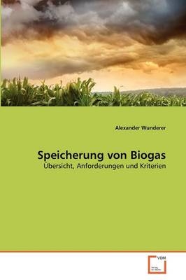 Speicherung von Biogas - Alexander Wunderer