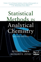 Statistical Methods in Analytical Chemistry -  Peter C. Meier,  Richard E. Z nd