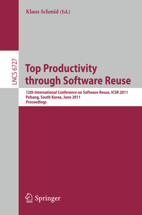 Top Productivity through Software Reuse - 