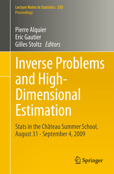 Inverse Problems and High-Dimensional Estimation - 