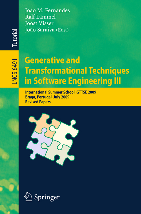 Generative and Transformational Techniques in Software Engineering III - 