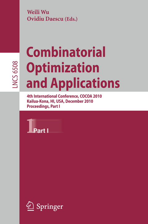 Combinatorial Optimization and Applications - 