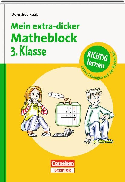 RICHTIG lernen - Mein extra-dicker Matheblock 3. Klasse