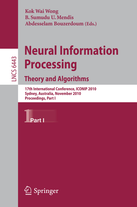 Neural Information Processing. Theory and Algorithms - 