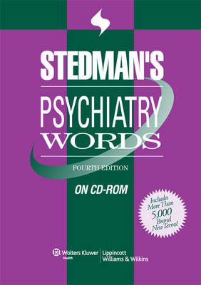 Stedman's Psychiatry Words on CD-ROM