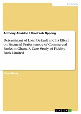 Determinant of Loan Default and Its Effect on Financial Performance of Commercial Banks in Ghana. A Case Study of Fidelity Bank Limited - Anthony Abaidoo, Shadrach Oppong