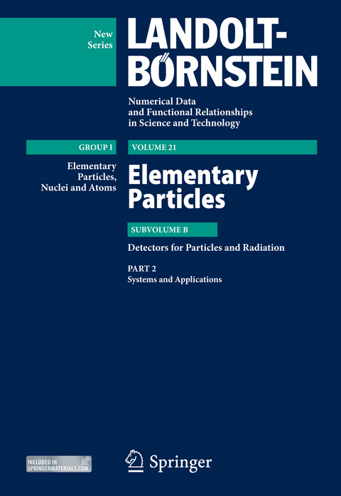 Detectors for Particles and Radiation - 
