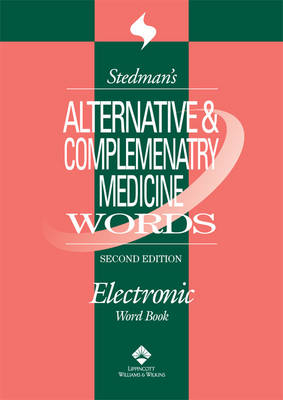 Stedman's Alternative & Complementary Medicine Words, on CD-ROM -  Stedman's