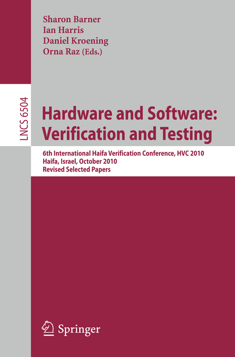 Hardware and Software: Verification and Testing - 