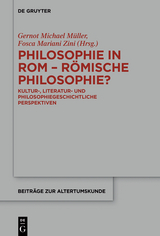 Philosophie in Rom - Römische Philosophie? - 
