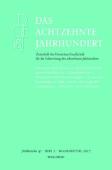 Ökonomisches Wissen in enzyklopädischen Sammelwerken des 18. Jahrhunderts – Strukturen und Übersetzungen - 