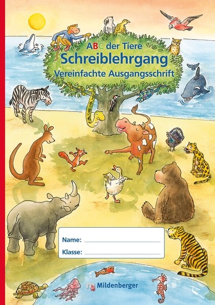 ABC der Tiere – Schreiblehrgang VA in Sammelmappe, Erstausgabe - 