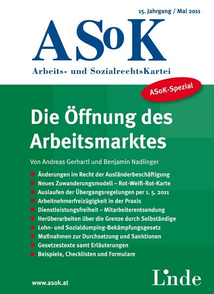 ASoK-Spezial Die Öffnung des Arbeitsmarktes - Andreas Gerhartl, Benjamin Nadlinger