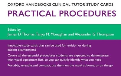 Oxford Handbooks Clinical Tutor Study Cards: Procedures - 