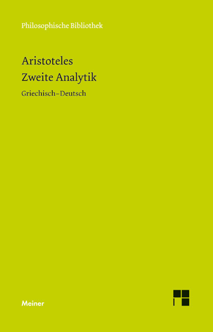 Zweite Analytik -  Aristoteles