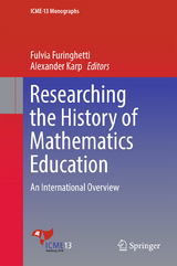Researching the History of Mathematics Education - 