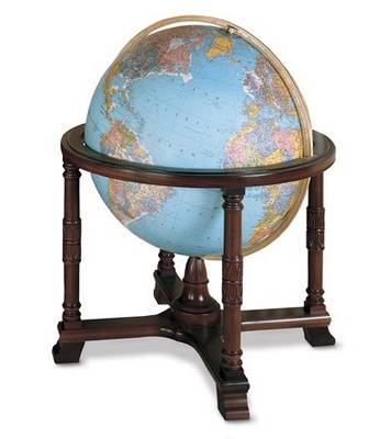 The Diplomat Blue Globe