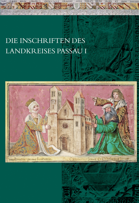 Die Inschriften des Landkreises Passau I - Ramona Epp