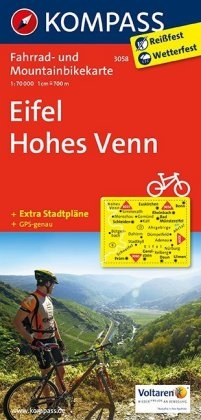KOMPASS Fahrradkarte Eifel, Hohes Venn - 