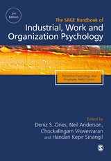 The SAGE Handbook of Industrial, Work & Organizational Psychology - 