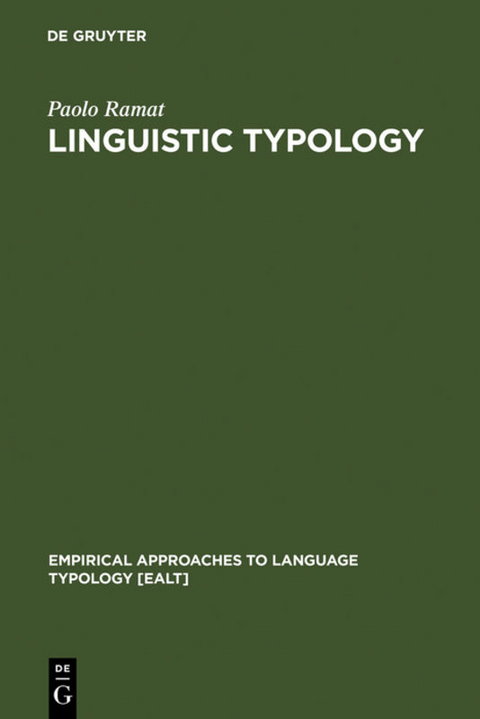 Linguistic Typology - Paolo Ramat