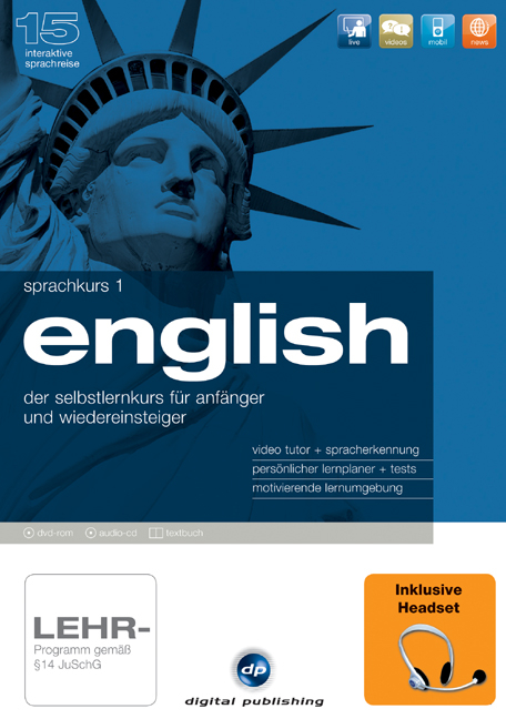 Sprachkurs 1 English + Headset
