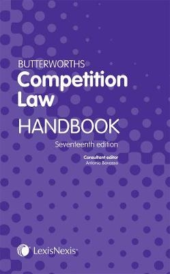 Butterworths Competition Law Handbook - Antonio Bavasso