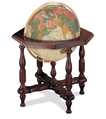 Statesman Antique Globe