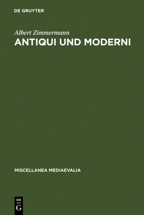 Antiqui und Moderni - 