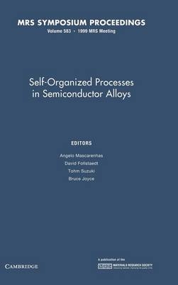 Self-Organized Processes in Semiconductor Alloys: Volume 583 - 