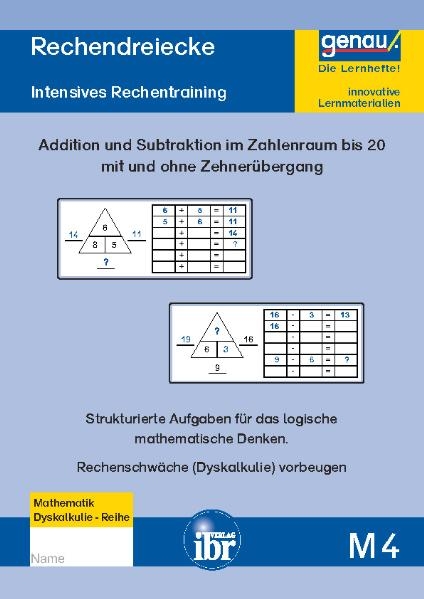 M4 - Rechendreiecke im Zahlenraum bis 20 - Cornelia Henkel