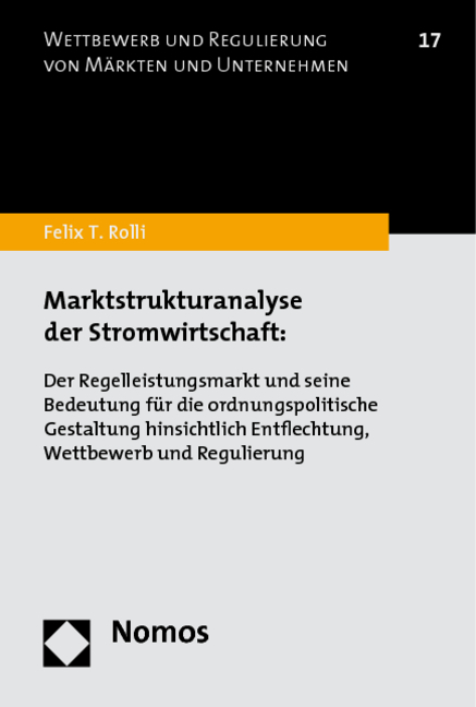 Marktstrukturanalyse der Stromwirtschaft - Felix T. Rolli